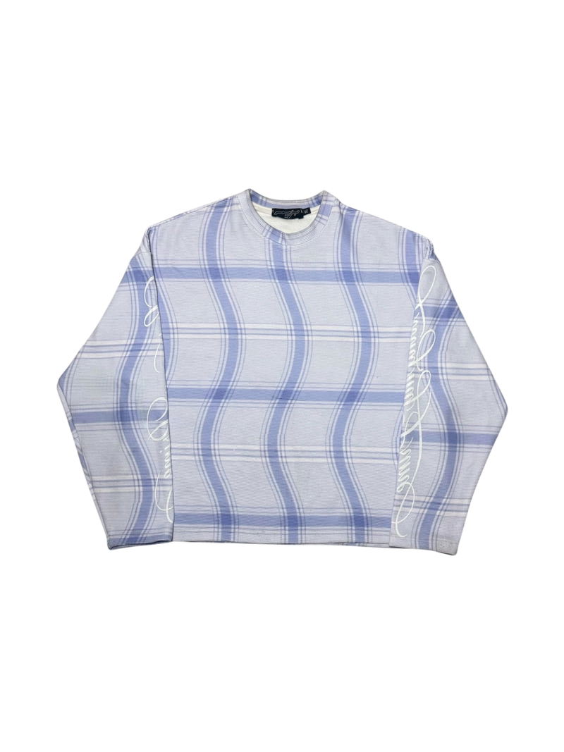 DISTORTED PLAID LONGSLEEVE